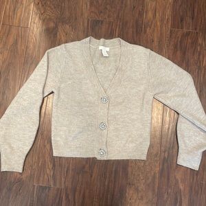 Cardigan with 3 buttons